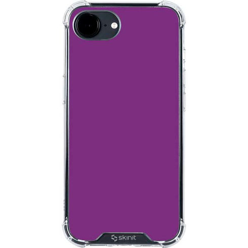 Purple iPhone 16e Clear Case
