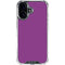 Purple iPhone 17 Clear Case