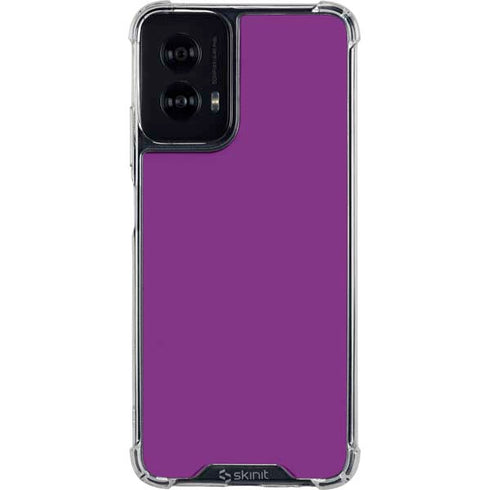Purple Moto G Power 5G (2024) Clear Case