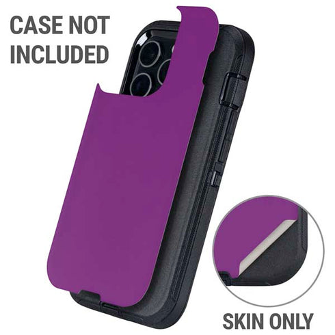 Purple Otterbox Defender iPhone Skin