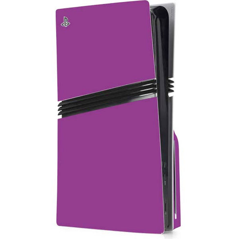 Purple PS5 Pro Disk Console Skin