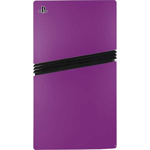 Purple PS5 Pro Disk Console Skin
