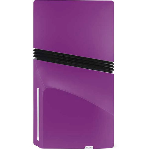 Purple PS5 Pro Disk Console Skin