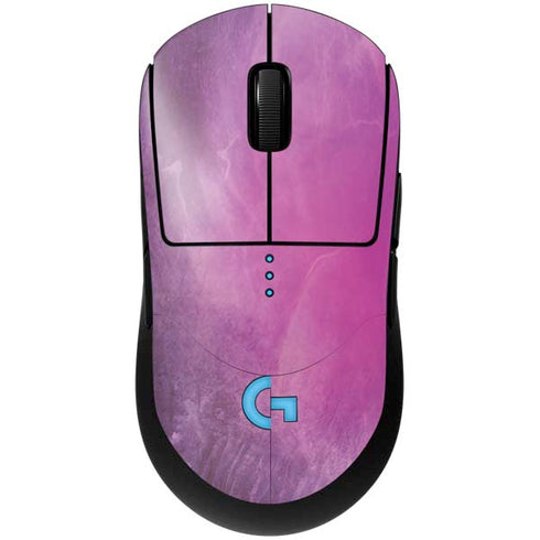 Purple Space Marble G Pro Wireless Gaming Mouse Skin
