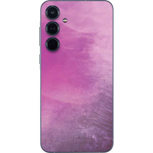 Purple Space Marble Galaxy A35 5G Skin