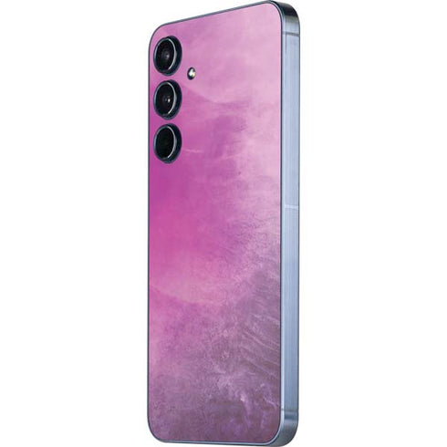 Purple Space Marble Galaxy A35 5G Skin