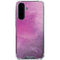 Purple Space Marble Galaxy A36 5G Clear Case