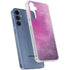 Purple Space Marble Galaxy A55 5G Clear Case