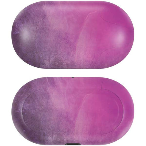Purple Space Marble Galaxy Buds Skin