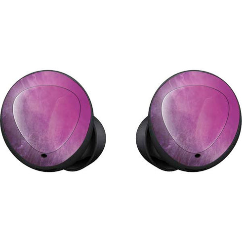 Purple Space Marble Galaxy Buds Skin