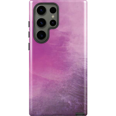 Purple Space Marble Galaxy S23 Ultra Pro Case
