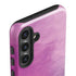 Purple Space Marble Galaxy S25 Impact Case