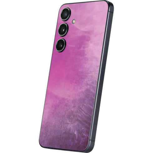 Purple Space Marble Galaxy S25 Plus Skin