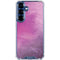 Purple Space Marble Galaxy S25 Clear Case