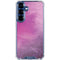 Purple Space Marble Galaxy S25 FE Clear Case