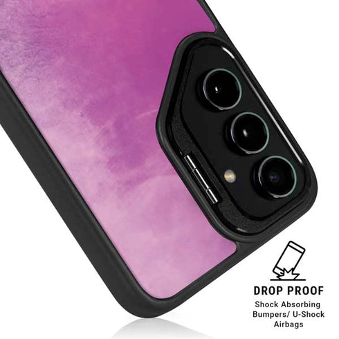 Purple Space Marble Galaxy S25 FE Kickstand Case