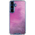 Purple Space Marble Galaxy S25 Plus Clear Case