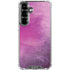 Purple Space Marble Galaxy S26 Clear Case