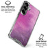 Purple Space Marble Galaxy S26 Clear Case