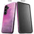 Purple Space Marble Galaxy S26 Impact Case