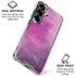 Purple Space Marble Galaxy S26 Plus Clear Case