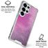 Purple Space Marble Galaxy S26 Ultra Clear Case