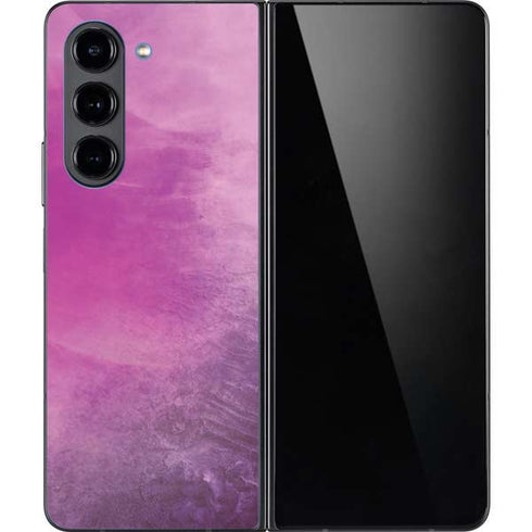 Purple Space Marble Galaxy Z Fold5 5G Skin