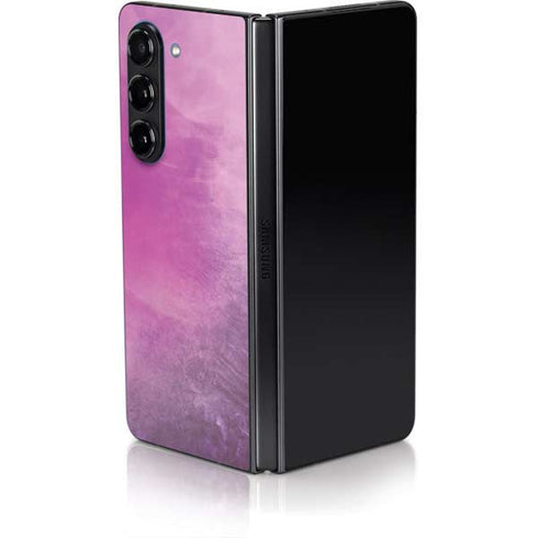 Purple Space Marble Galaxy Z Fold5 5G Skin