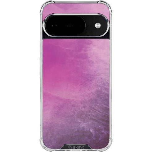Purple Space Marble Google Pixel 10 Clear Case