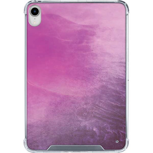 Purple Space Marble iPad 11th Gen (2025) Clear Case