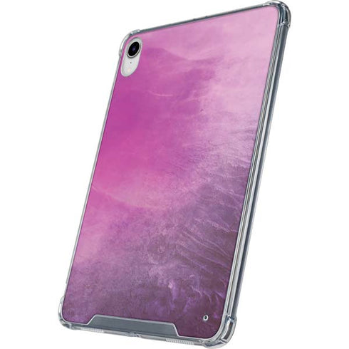 Purple Space Marble iPad 11th Gen (2025) Clear Case