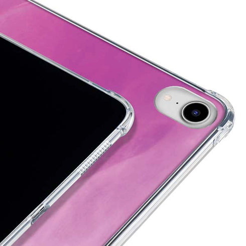 Purple Space Marble iPad 11th Gen (2025) Clear Case