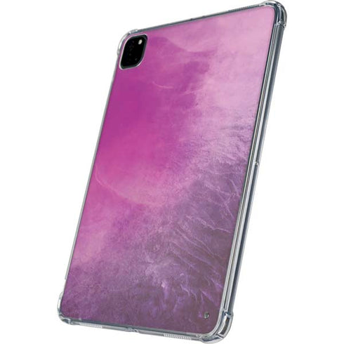 Purple Space Marble iPad Pro 11in (2024) Clear Case