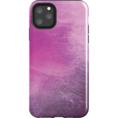 Purple Space Marble iPhone Cases