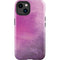 Purple Space Marble iPhone 15 Impact Case