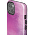 Purple Space Marble iPhone 15 Impact Case