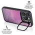 Purple Space Marble iPhone 15 Pro Kickstand Case