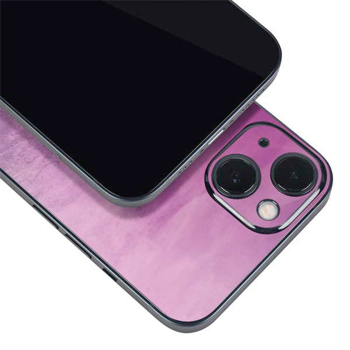 Purple Space Marble iPhone 15 Skin