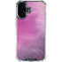 Purple Space Marble iPhone 16 Clear Case