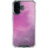 Purple Space Marble iPhone 16 Plus Clear Case