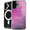 Purple Space Marble iPhone 16 Plus MagSafe Case