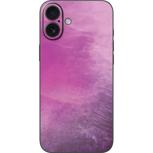 Purple Space Marble iPhone 16 Plus Skin