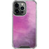 Purple Space Marble iPhone 16 Pro Clear Case