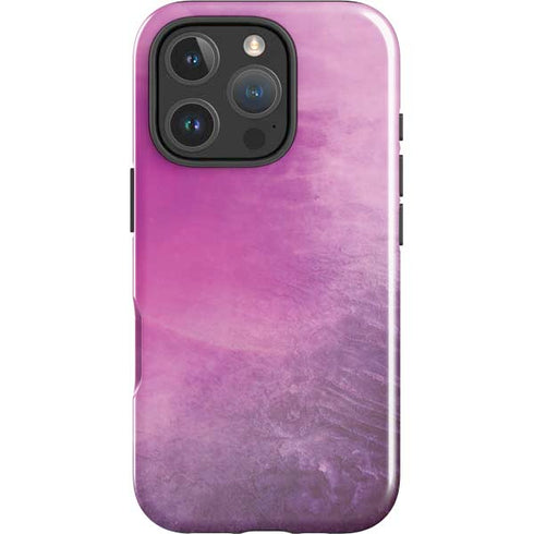 Purple Space Marble iPhone 16 Pro Impact Case
