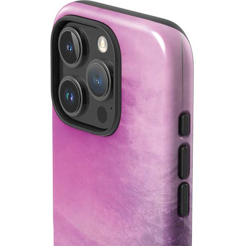 Purple Space Marble iPhone 16 Pro Impact Case