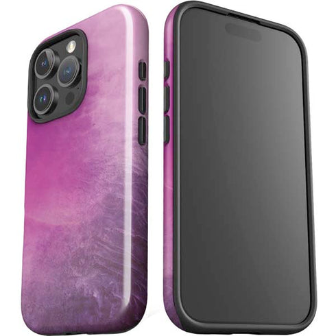 Purple Space Marble iPhone 16 Pro Max Impact Case