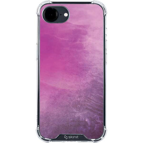 Purple Space Marble iPhone 16e Clear Case