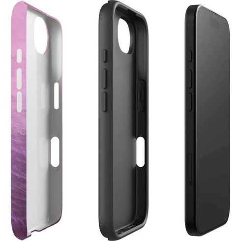 Purple Space Marble iPhone 16e Impact Case