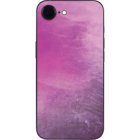 Purple Space Marble iPhone 16e Skin
