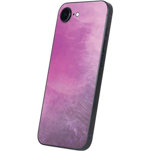 Purple Space Marble iPhone 16e Skin